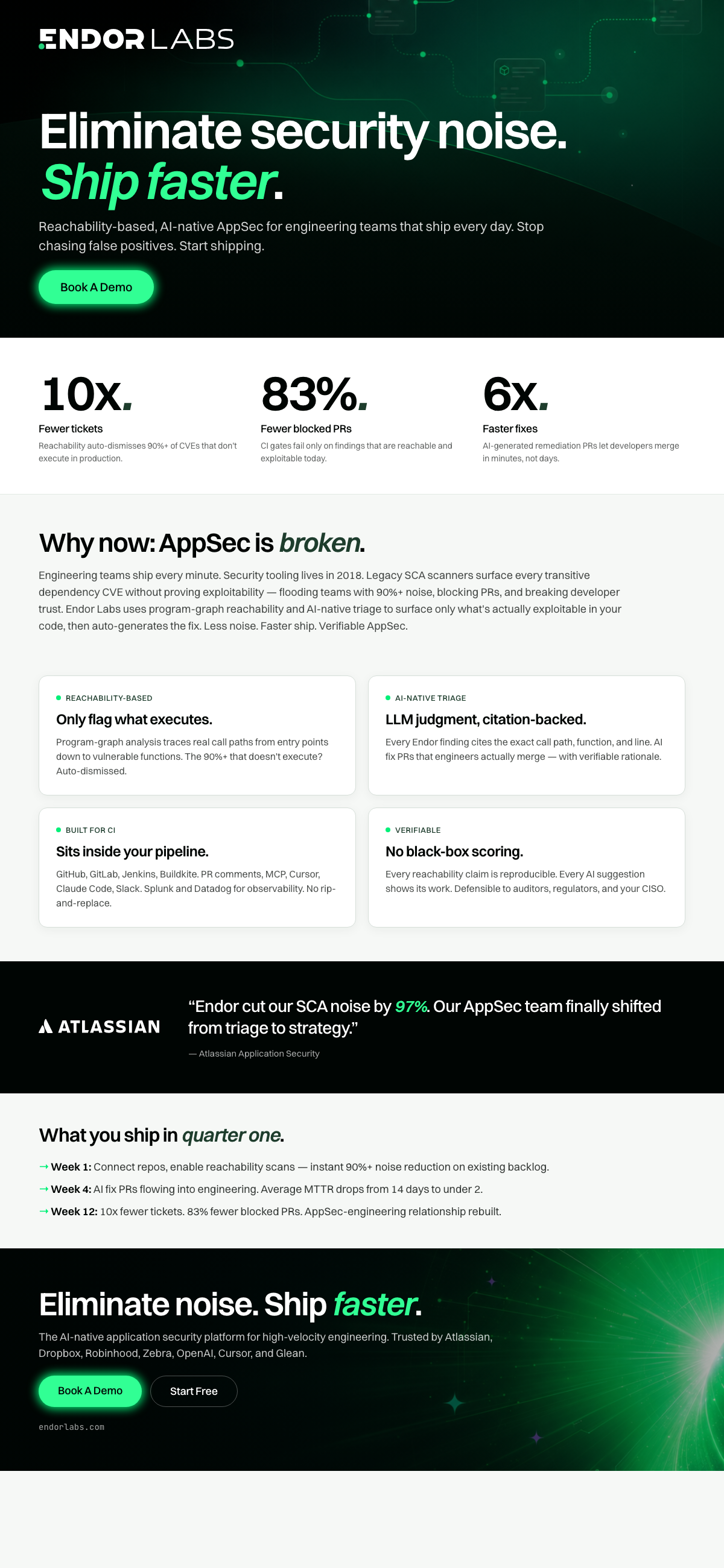 Modern AppSec one-pager