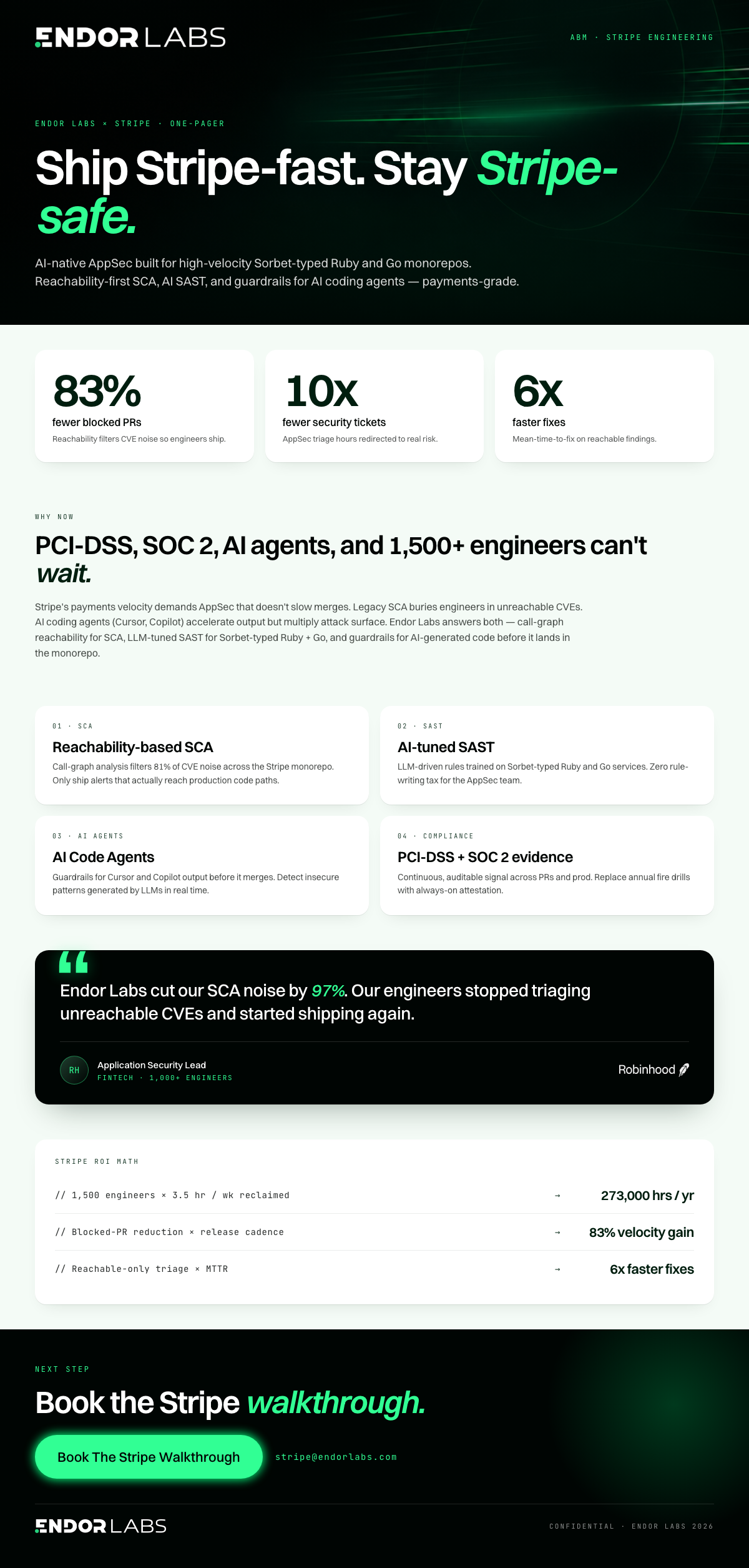 Stripe one-pager